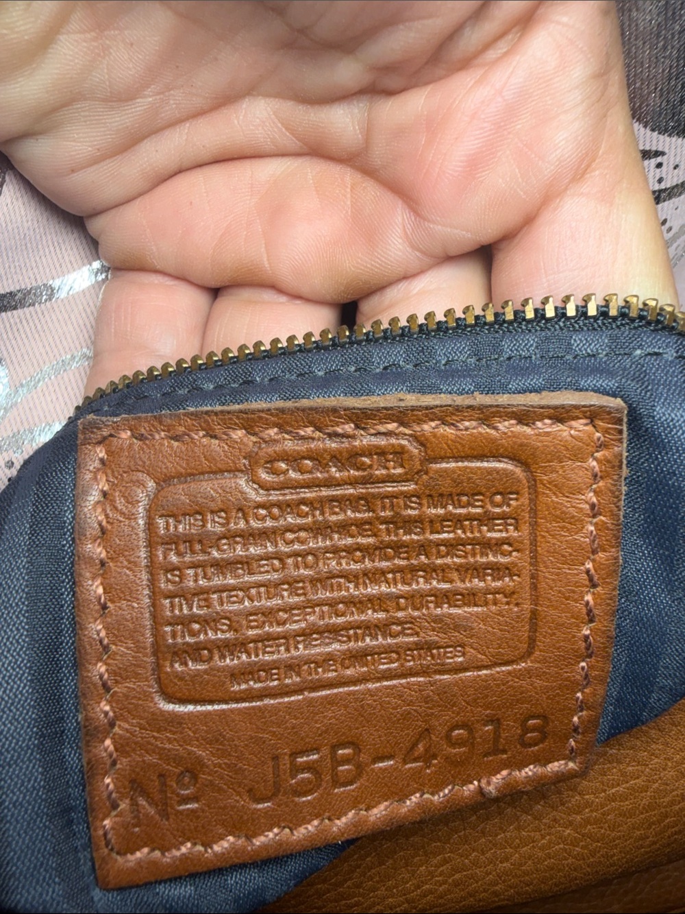 COACH 4918 MADE IN USA 🇺🇸 Classic COGNAC Leather Crossbody Bag - Picture 5 of 17